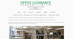 Desktop Screenshot of officeclearance.co.nz